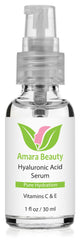 Aplicación de gotas de Amara Beauty, se absorben rápido para piel suave