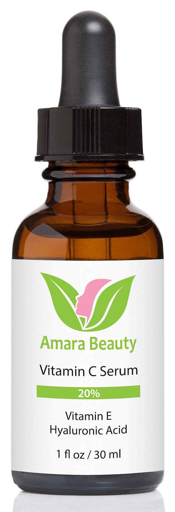 Textura no grasa de Amara Beauty Serum con ácido hialurónico, absorción suave.