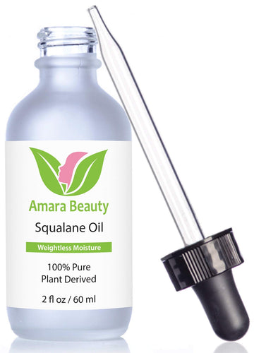 Amara Beauty Squalano para rostro; hidratación ligera y rápida sin grasa.