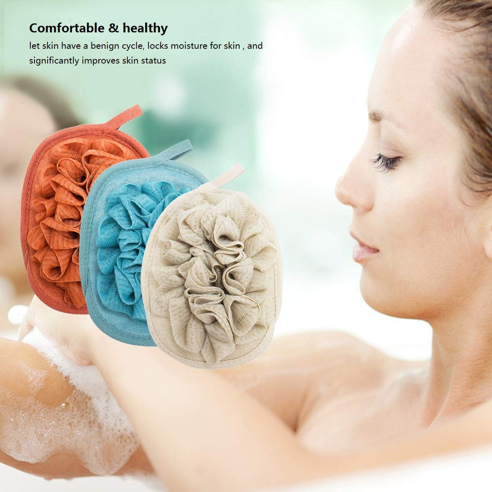 Amariver bola floral para baño, textura suave y juego de espuma