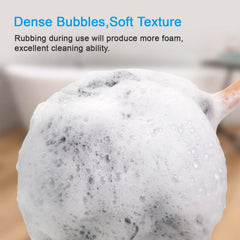 AmazerBath malla densa genera espuma abundante con poco gel