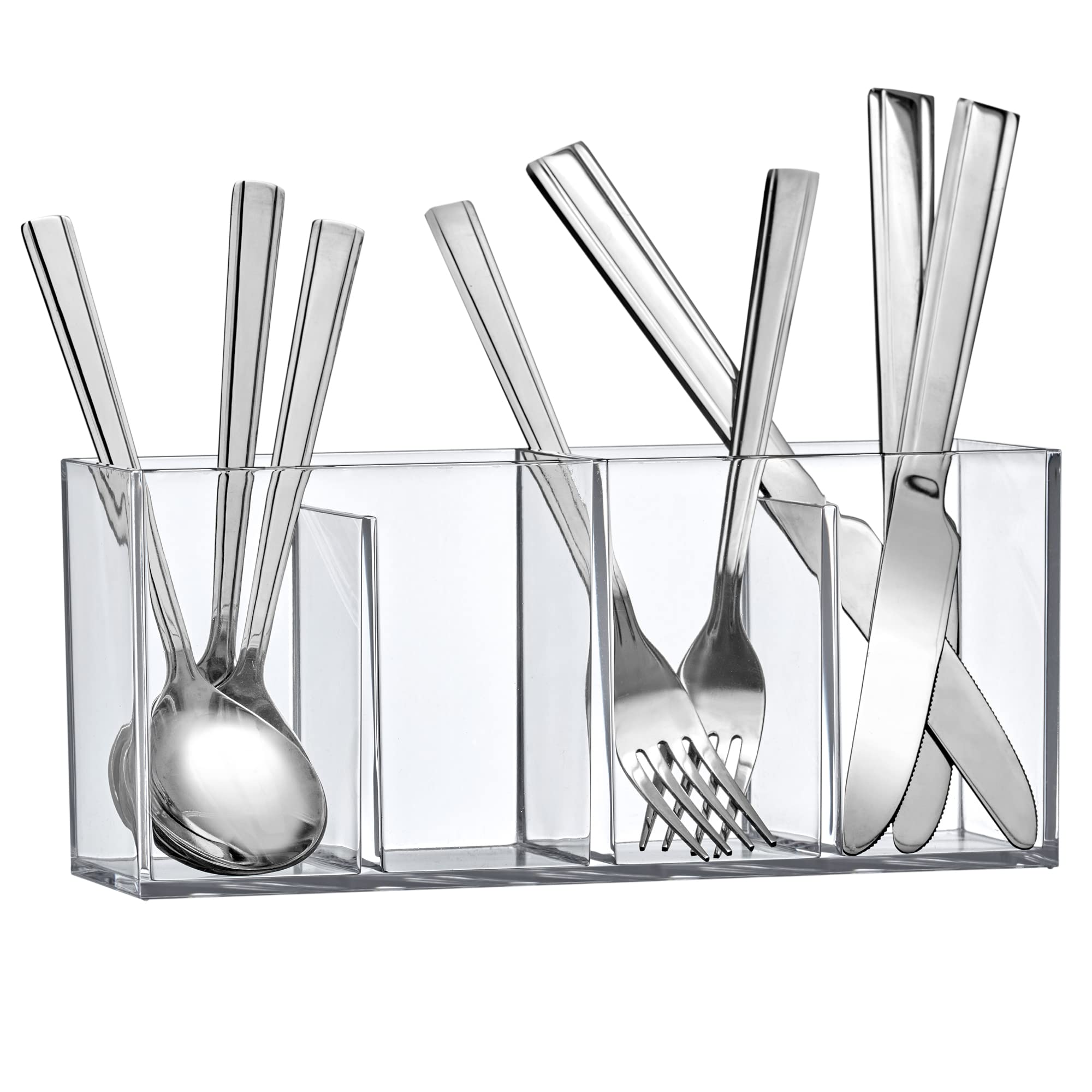 La marca Amazing Abby Glamour diseño-moderno-cristal aporta elegancia a tu vanidad y evita acumulación de productos.
