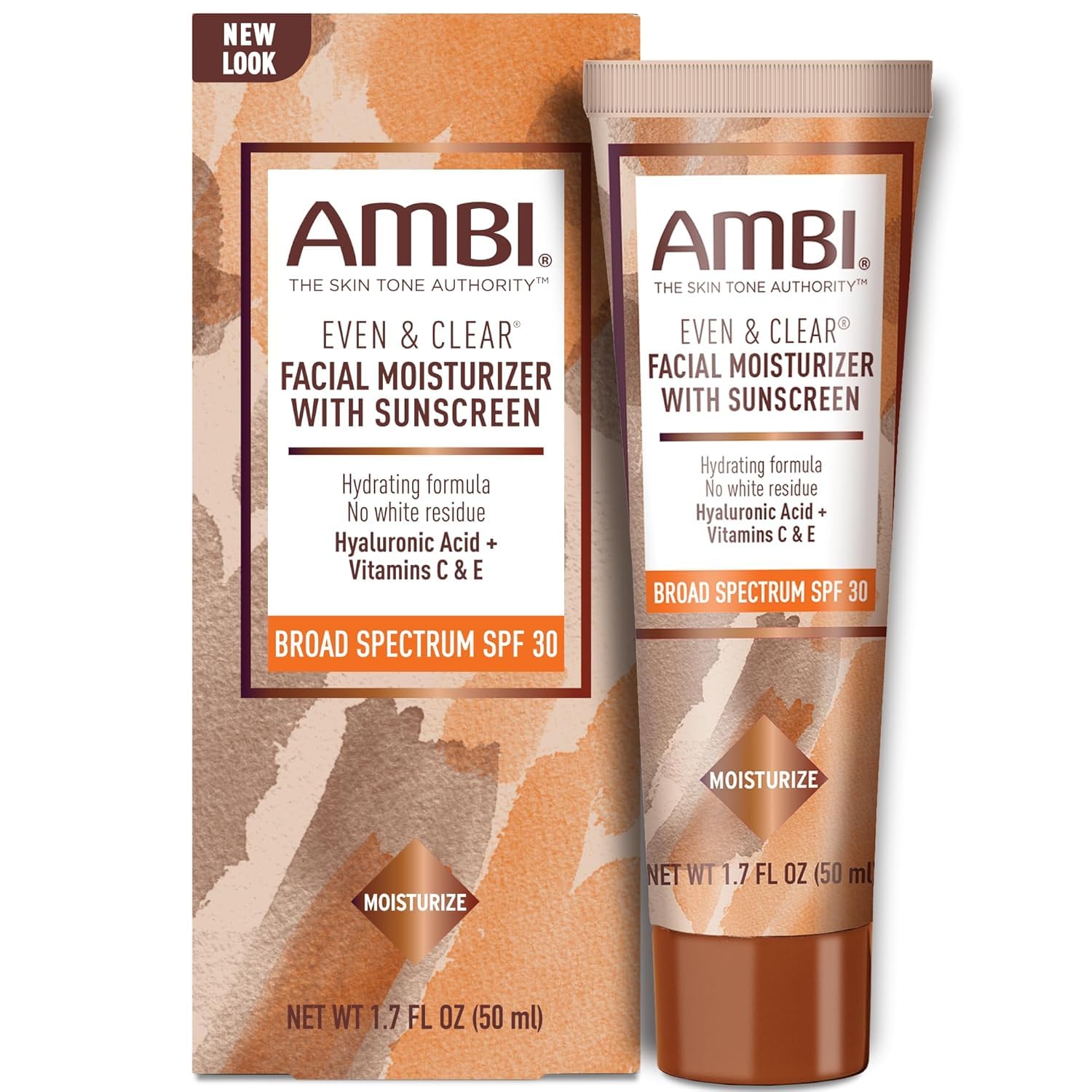 Ambi Even & Clear: botella frontal, hidratación suave para uso diario