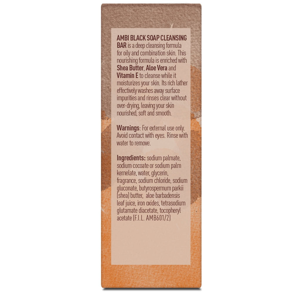 Ambi Jabón Negro con Karité, ingrediente clave para nutrición de la piel.
