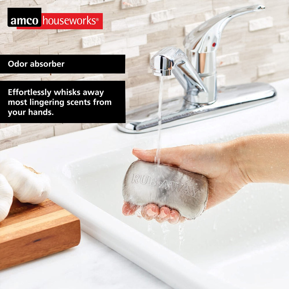 Barra Amco de acero inoxidable, duradera para uso diario en la cocina.