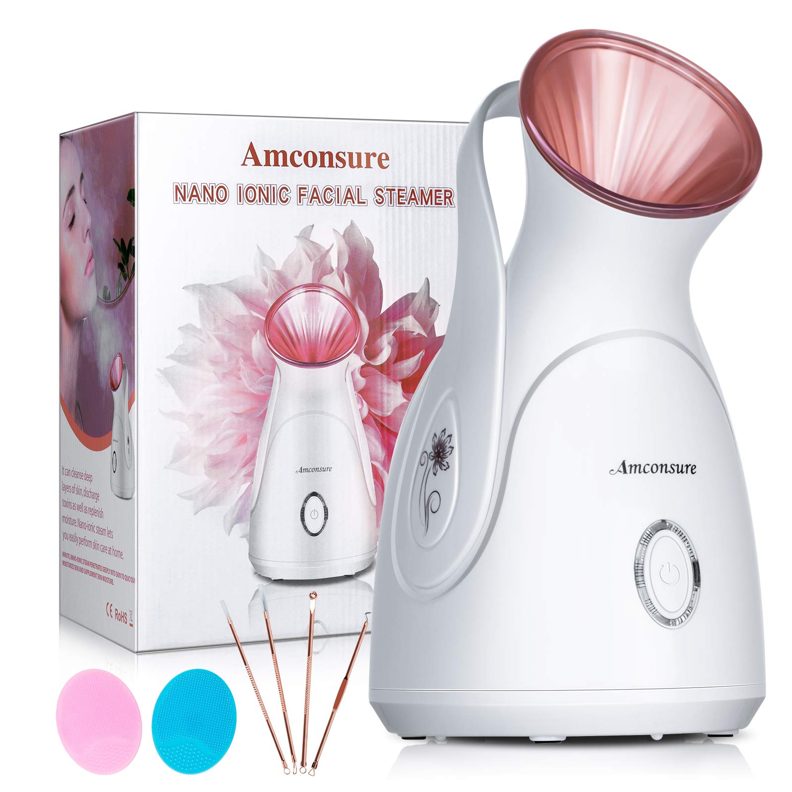 Amconsure Vapeur Visage 100 ml offre une chaleur douce et agréable pour la peau.