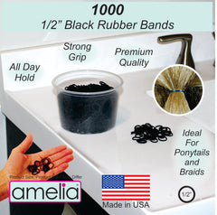 Amelia Beauty bandas elasticas: cola de caballo firme para uso diario.