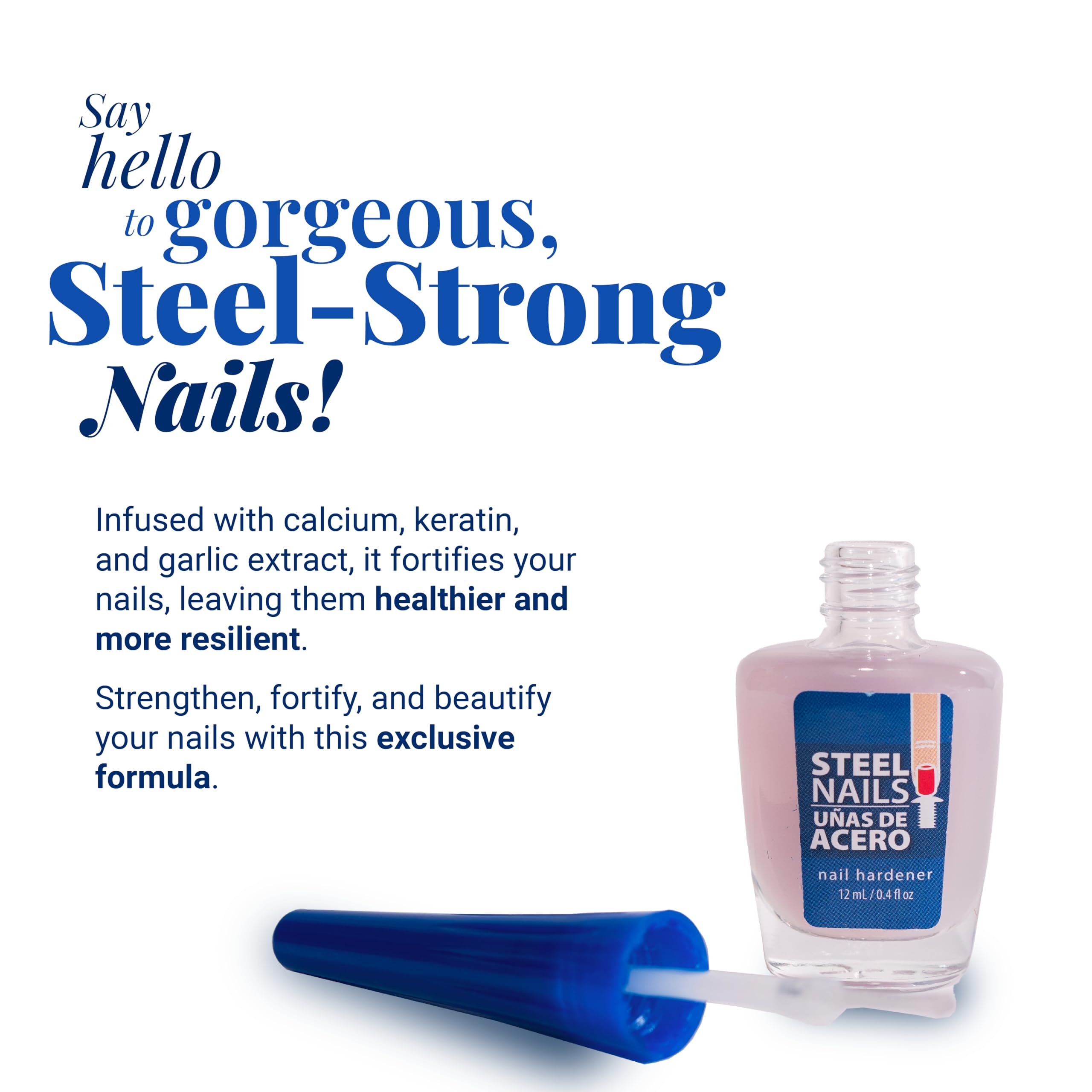 Amen Beauty Steel Nails, textura hidratante que suaviza y fortalece las uñas.