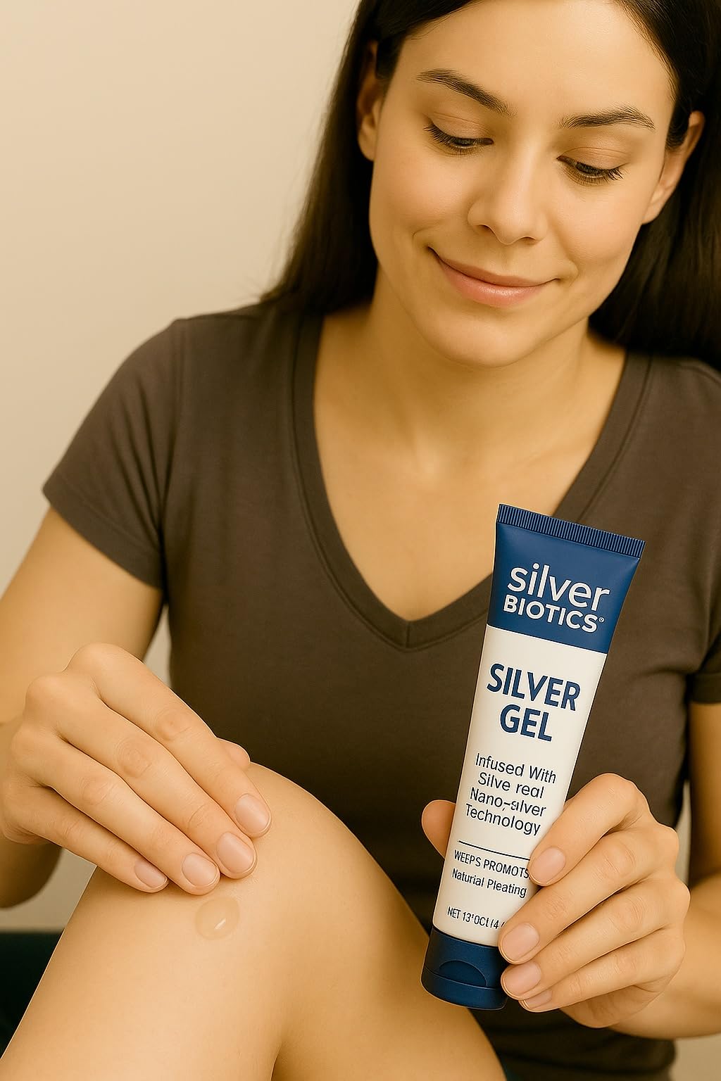 Gel para cicatrices con Silver Biotics de American Biotech Labs