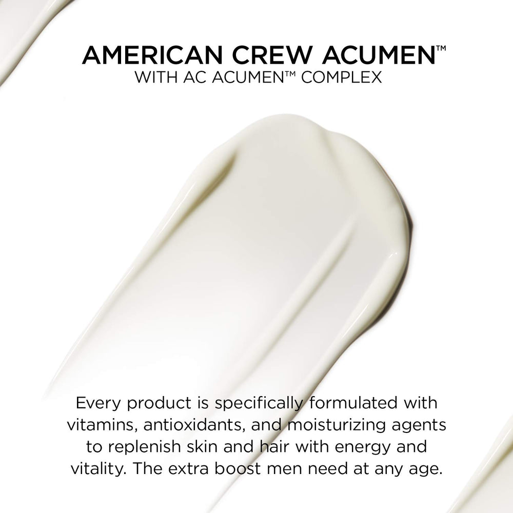 American Crew Acumen uso diario como ritual de higiene y frescura.