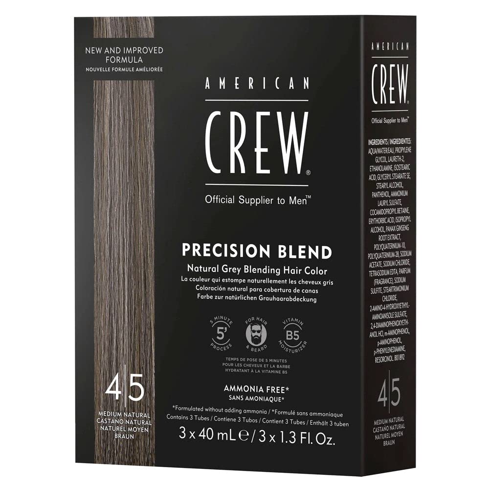 AMERICAN CREW aplicación rápida en 5 minutos para resultados temporales.