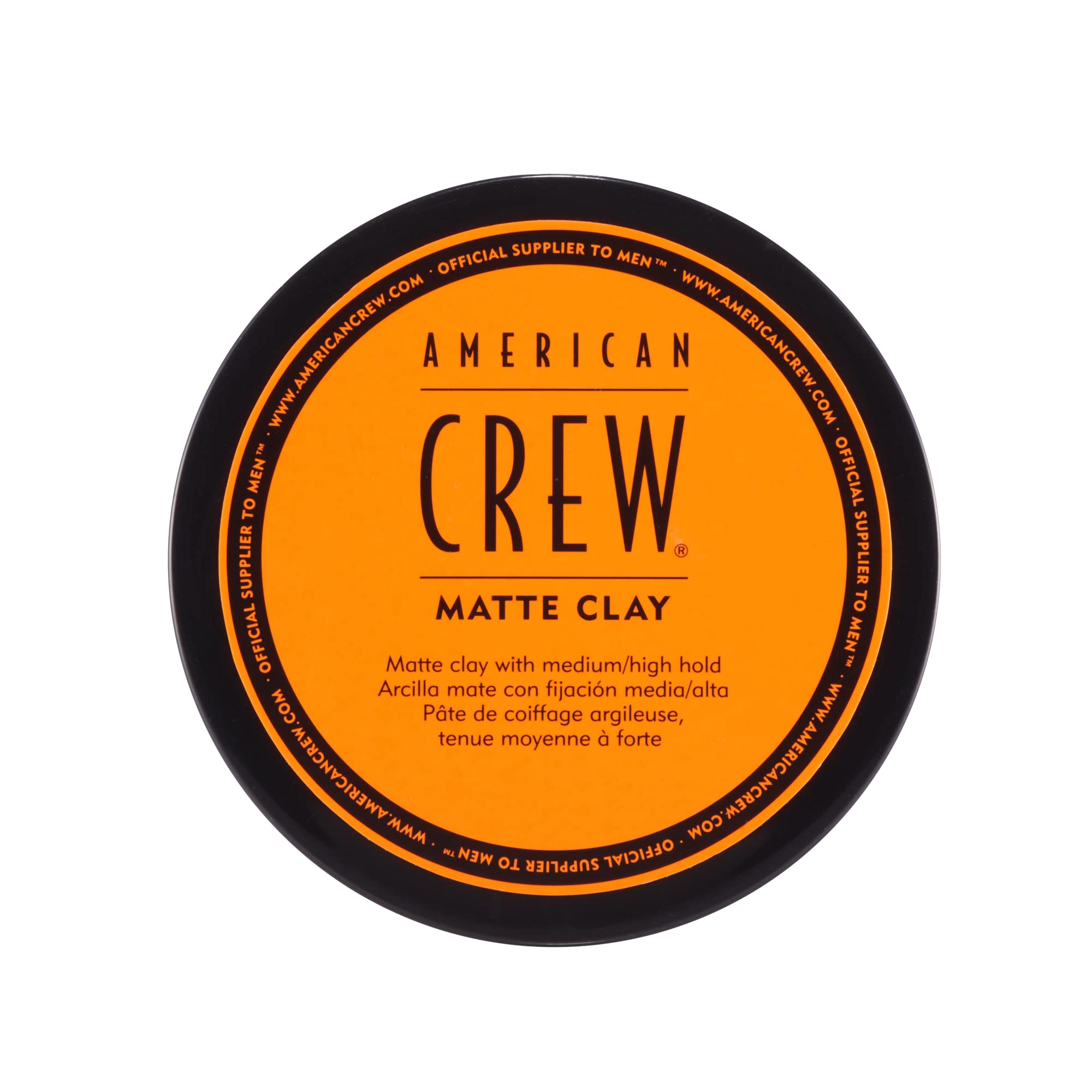 American Crew Arcilla Matte para cabello masculino, versión antigua; definición texturizada y acabado mate para uso diario