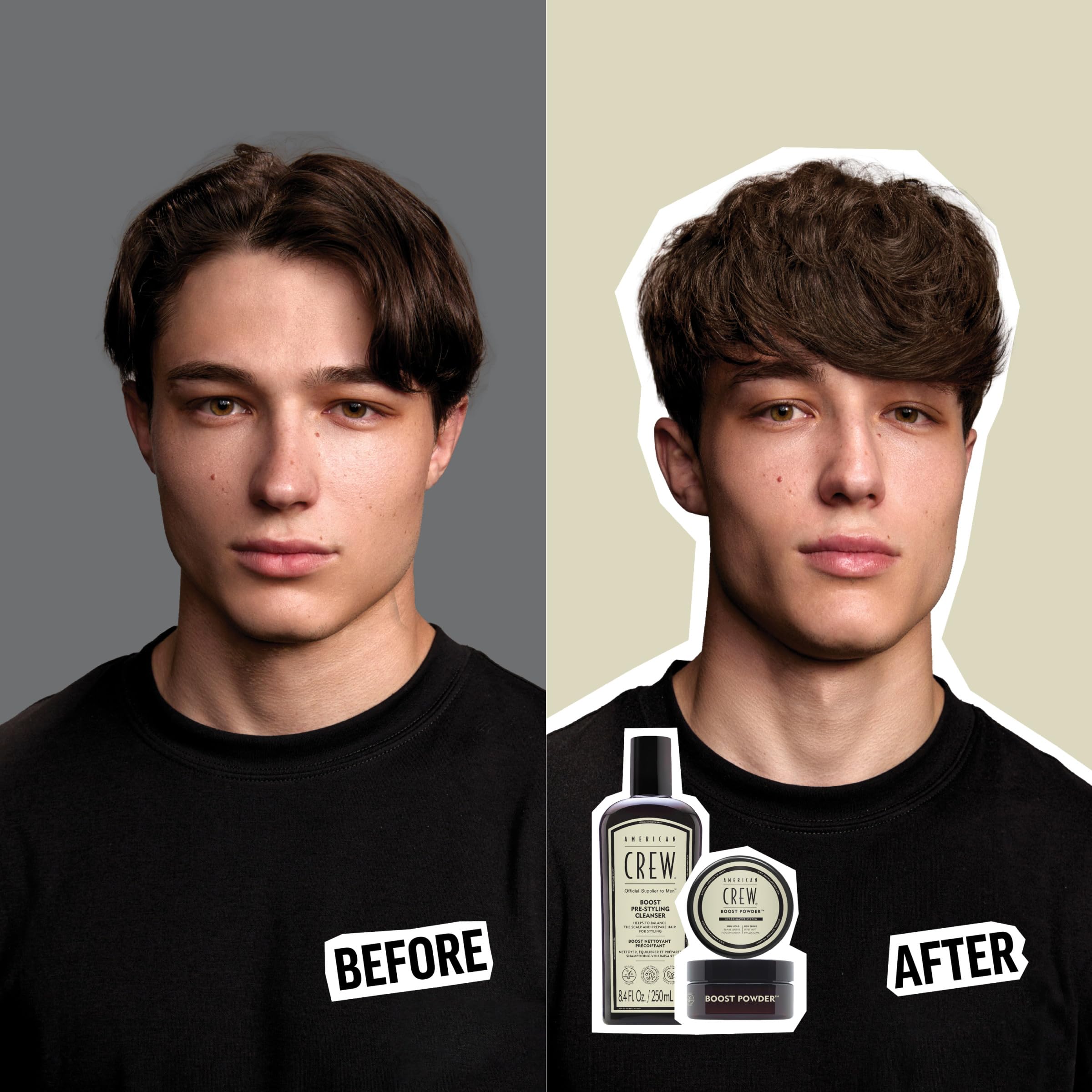 American Crew Boost Shampoo: cabello fino con levantamiento visible.