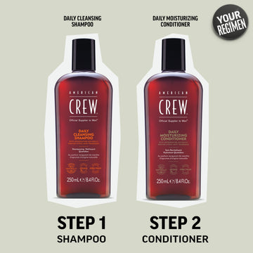 American Crew Fragancia cítrica menta, aroma fresco para peinado y ritual diario.