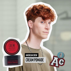 American Crew crema pomada control del frizz y acabado de brillo bajo