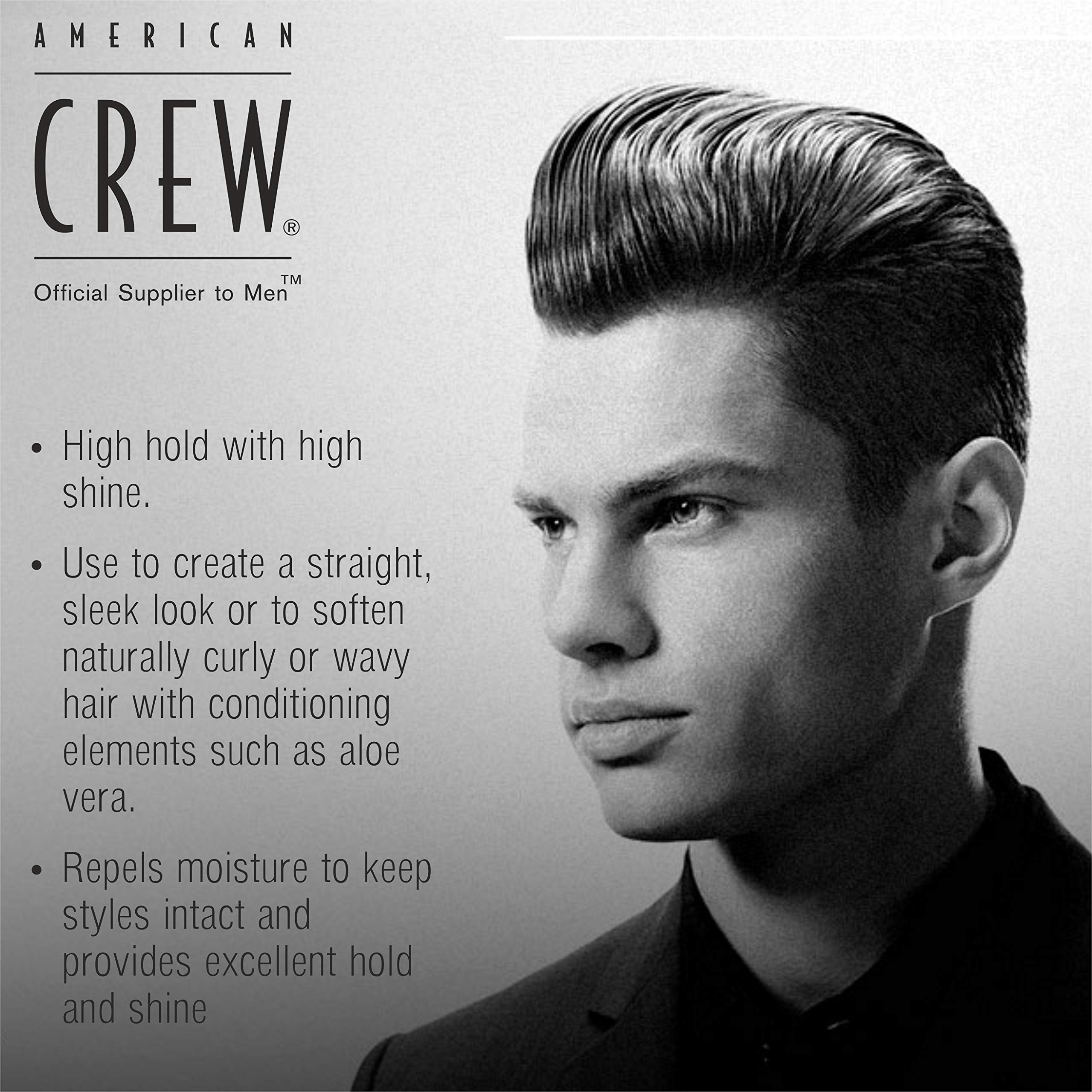 American Crew Crème de coiffage – effet brillance élevé sans lourdeur.