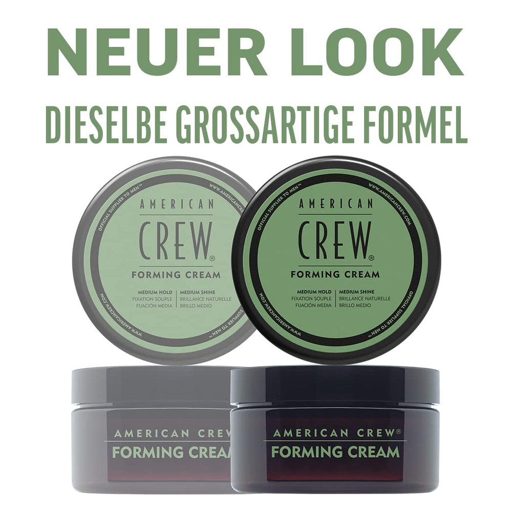 AMERICAN CREW fijación media, crema modeladora para peinados flexibles.