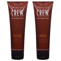 AMERICAN CREW gel-coiffant-leger-250ml flacon clair, offre tenue légère et brillance naturelle.