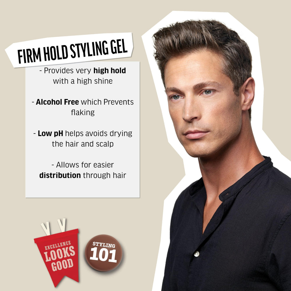 Aplicación en cabello húmedo para peinado duradero con hidratación de American Crew.