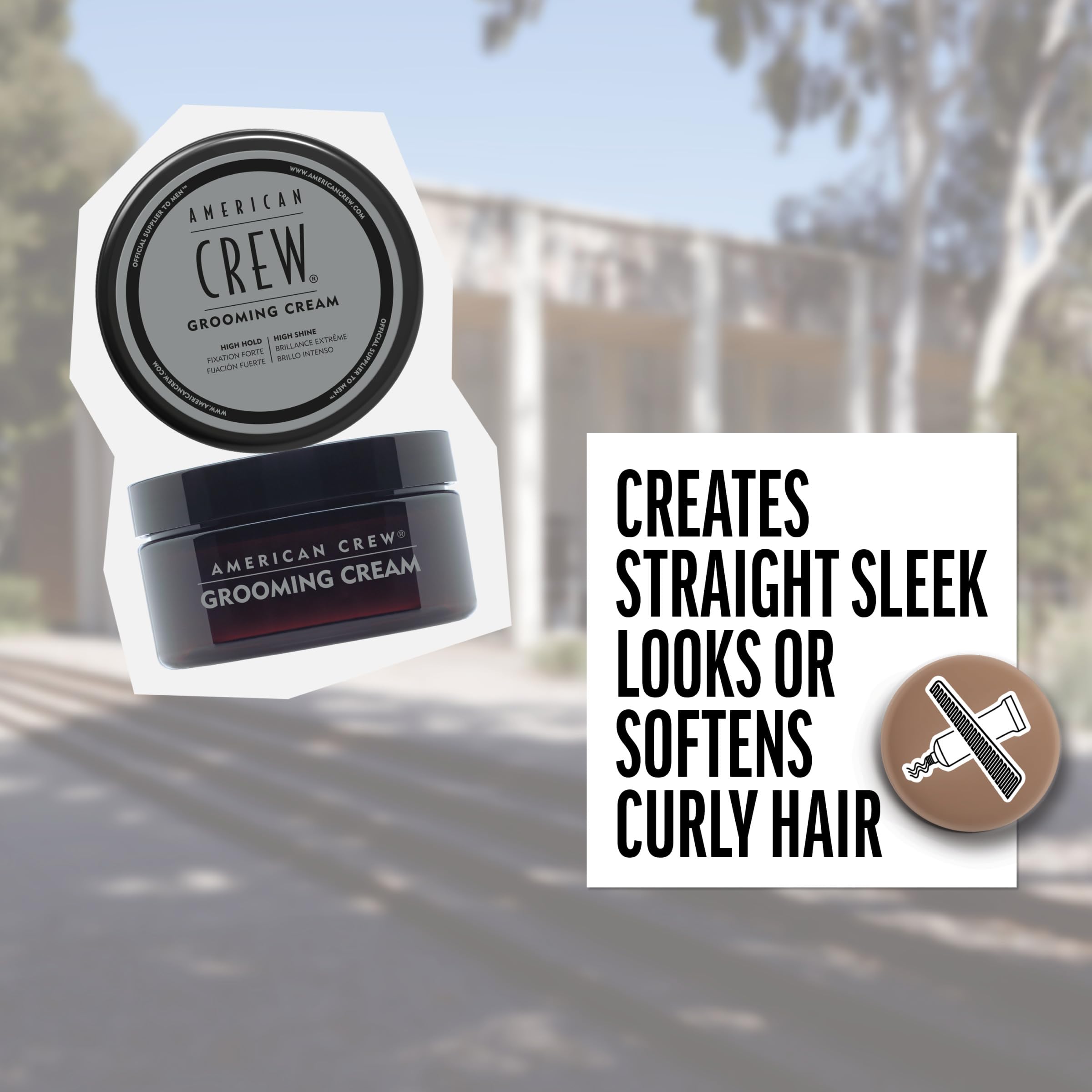 Pelo corto y mediano peinado con AMERICAN CREW, brillo y control