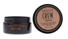 American Crew Pomade pack de 2, pot de 3 oz, emballage avant pour une coiffure soignée.