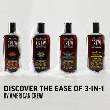 American Crew routine quotidienne pour homme, gain de simplicité et efficacité