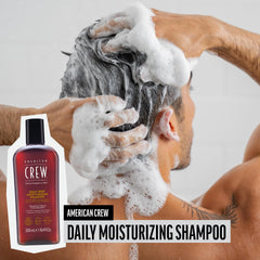 American Crew Shampoo: aperçu de la texture hydratante et du parfum rafraîchissant