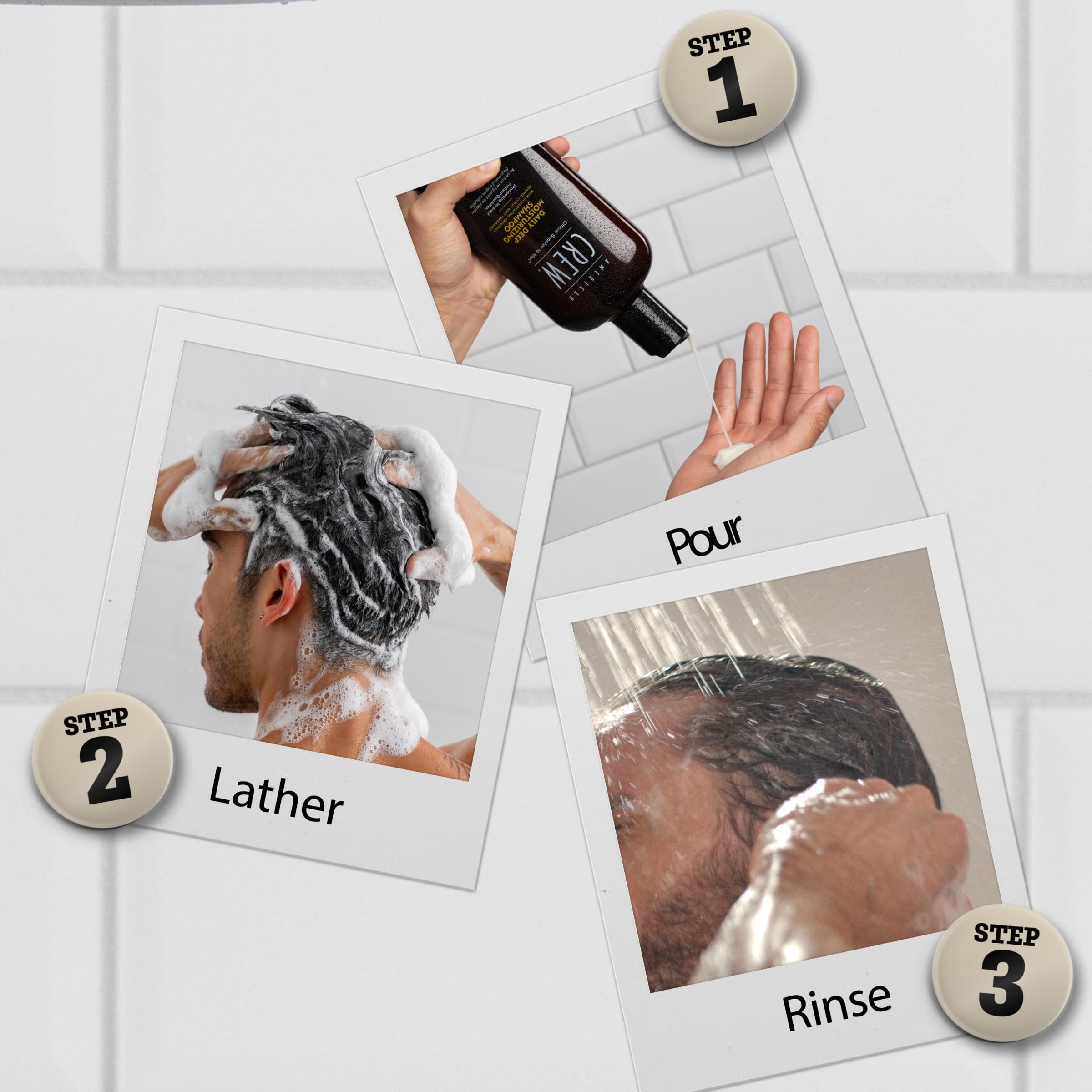 American Crew Shampoo: guide d'utilisation quotidienne rapide