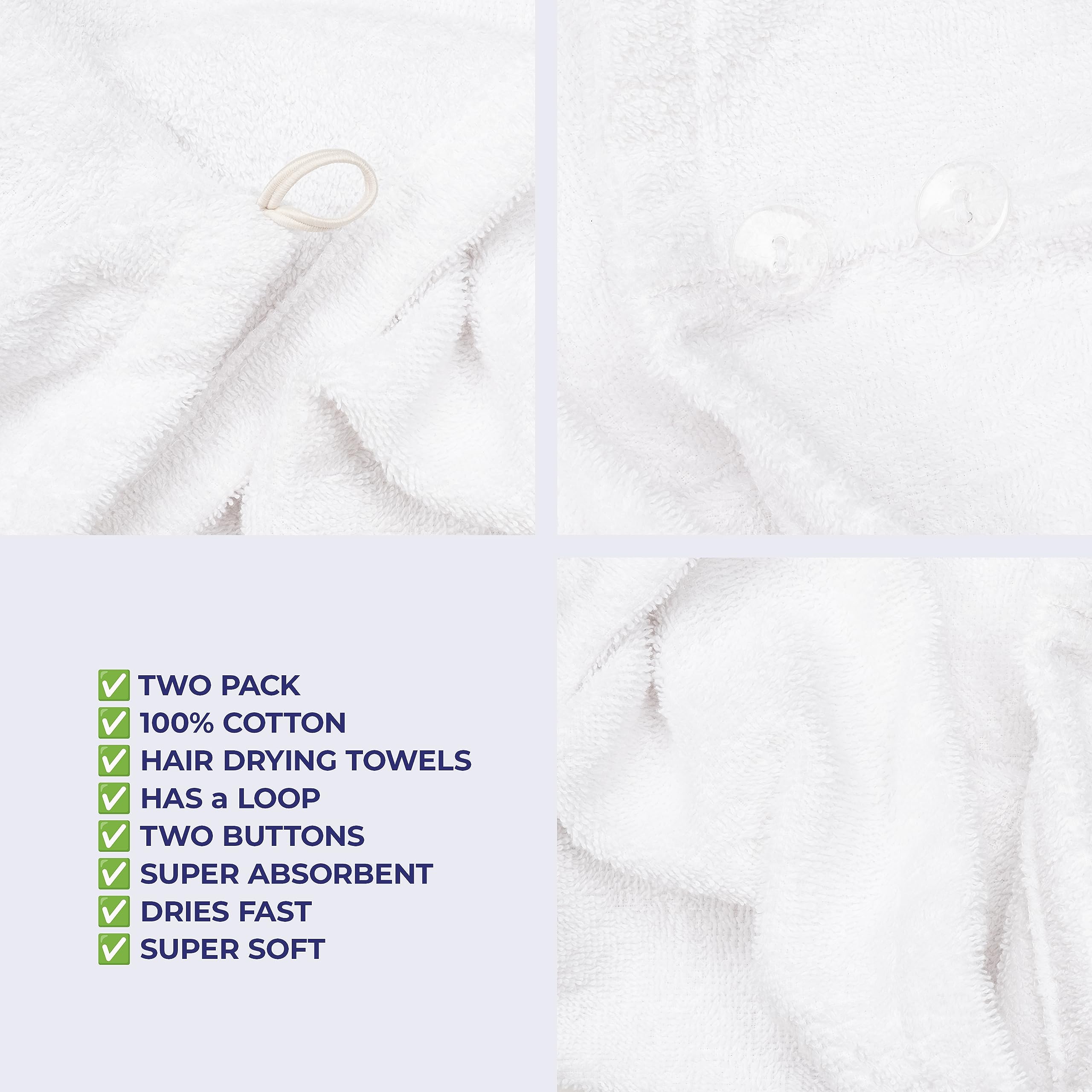 American Soft Linen toalla secado suave para cabello mojado