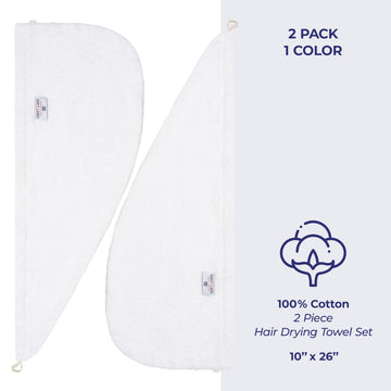 American Soft Linen turbante para cabello largo y rizado con anti-frizz