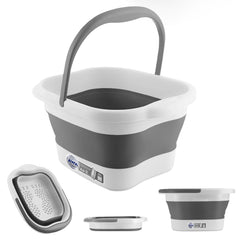American Wellness Authority banera pies plegable para relajación en casa y spa