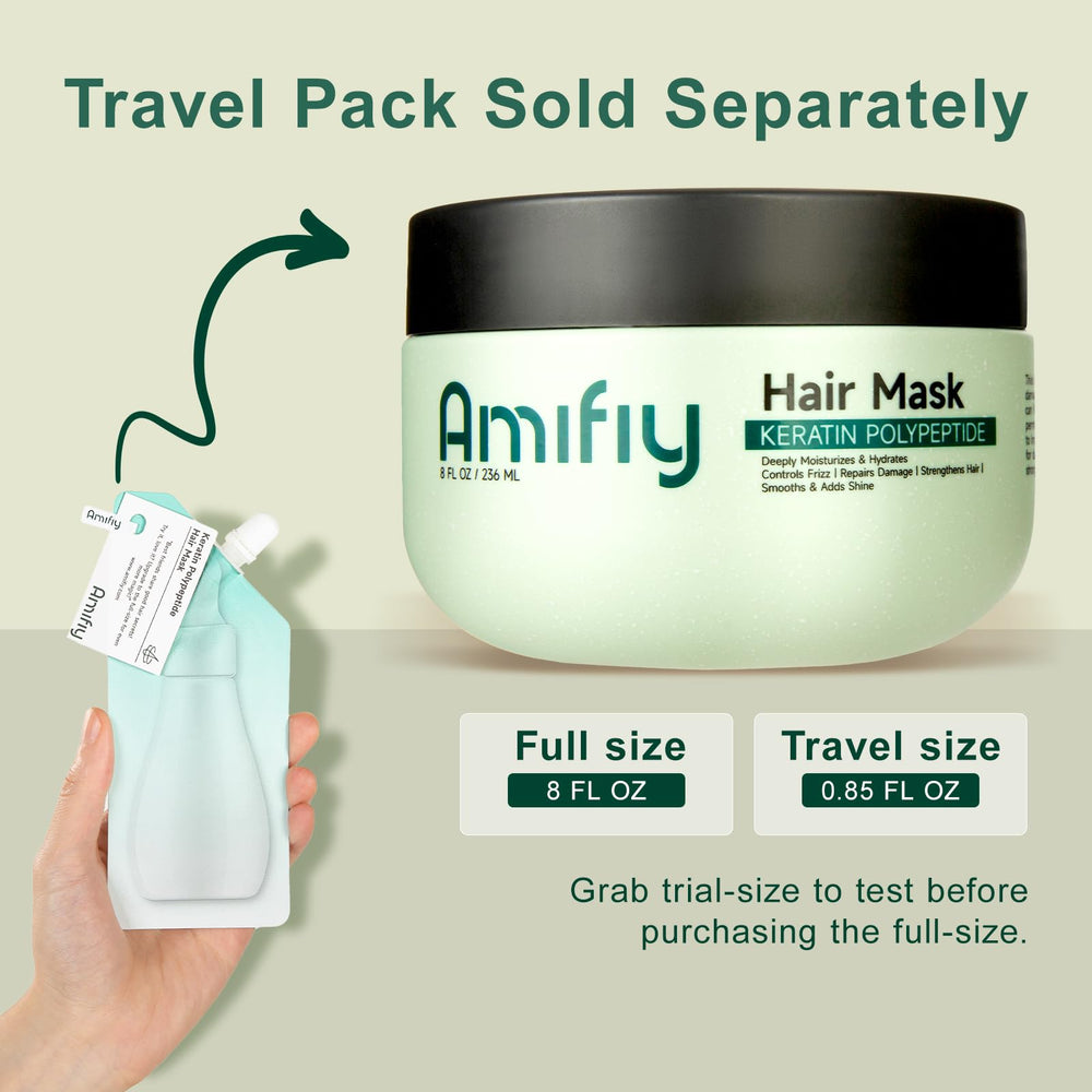 Uso diario de Amifiy Keratin Mask ayuda a mantener elasticidad y suavidad.