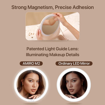 AMIRO M2 Cude, organizador de maquillaje para viaje, mantiene productos en orden.