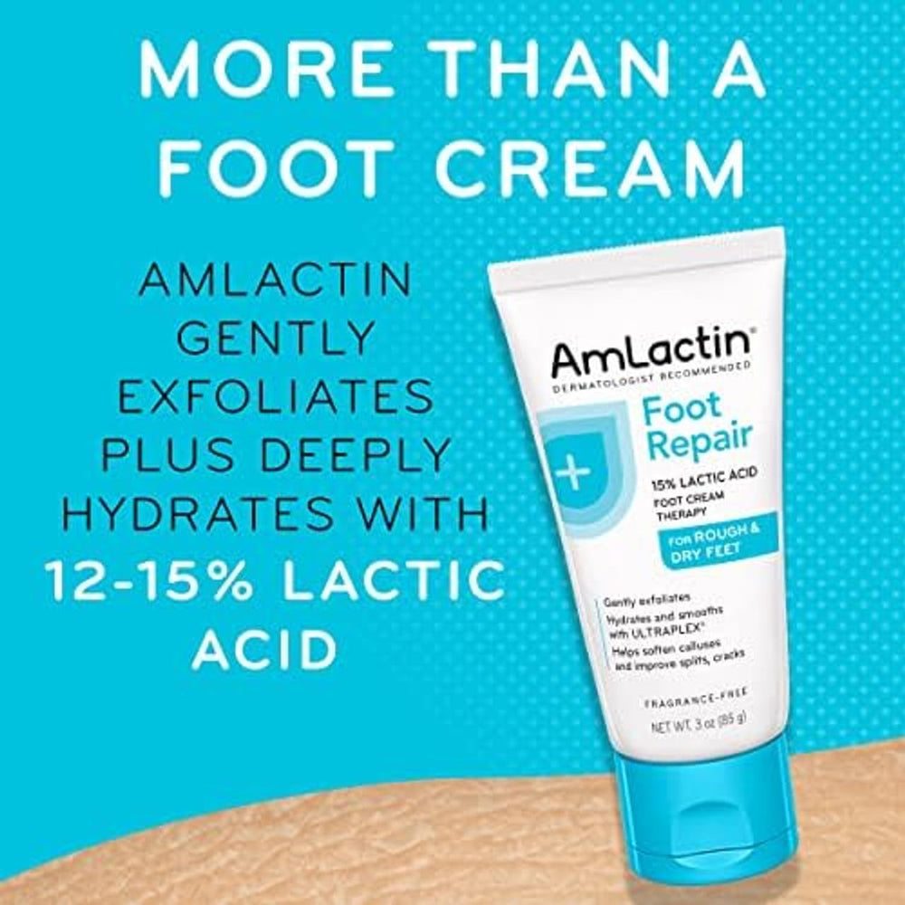 AmLactin crema de pies, restauración y suavidad de la piel