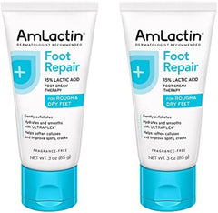 AmLactin crema de pies, textura rica para suavizar piel áspera