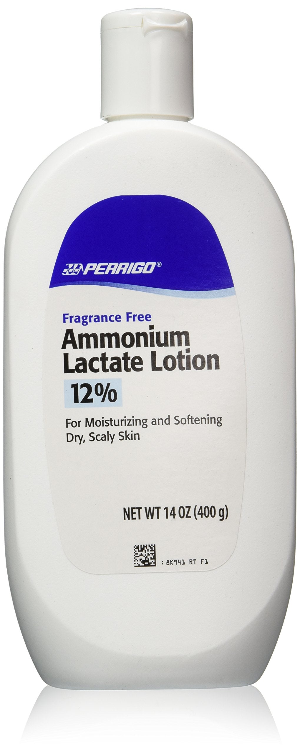 Lotion Ammonium Lactate 12% avec bouchon pivotant, hydratation douce et pratique.