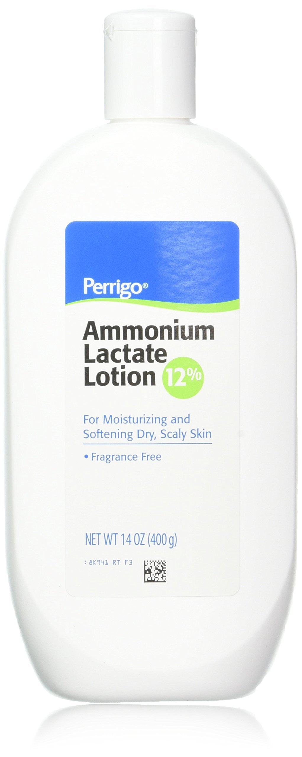 Botella Ammonium Lactate Lotion 12%C-P con tapa abatible para uso diario.