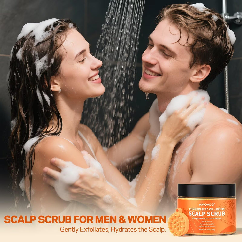 amoado exfoliante para cuero cabelludo, hidratación que deja el cabello suave y manejable.