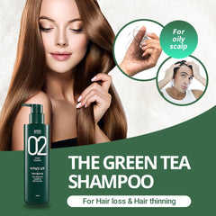 Amos Professional hojas te verde menta: aroma vigorizante para cuero cabelludo limpio.