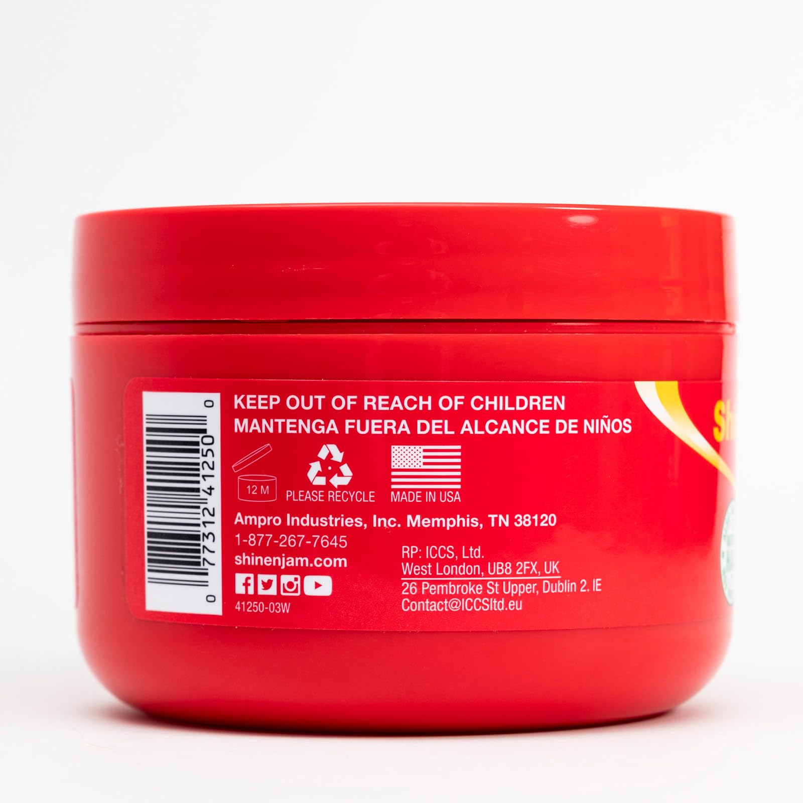 Estilos naturales y texturizados con AmPro Shine-n-Jam para peinados versátiles.