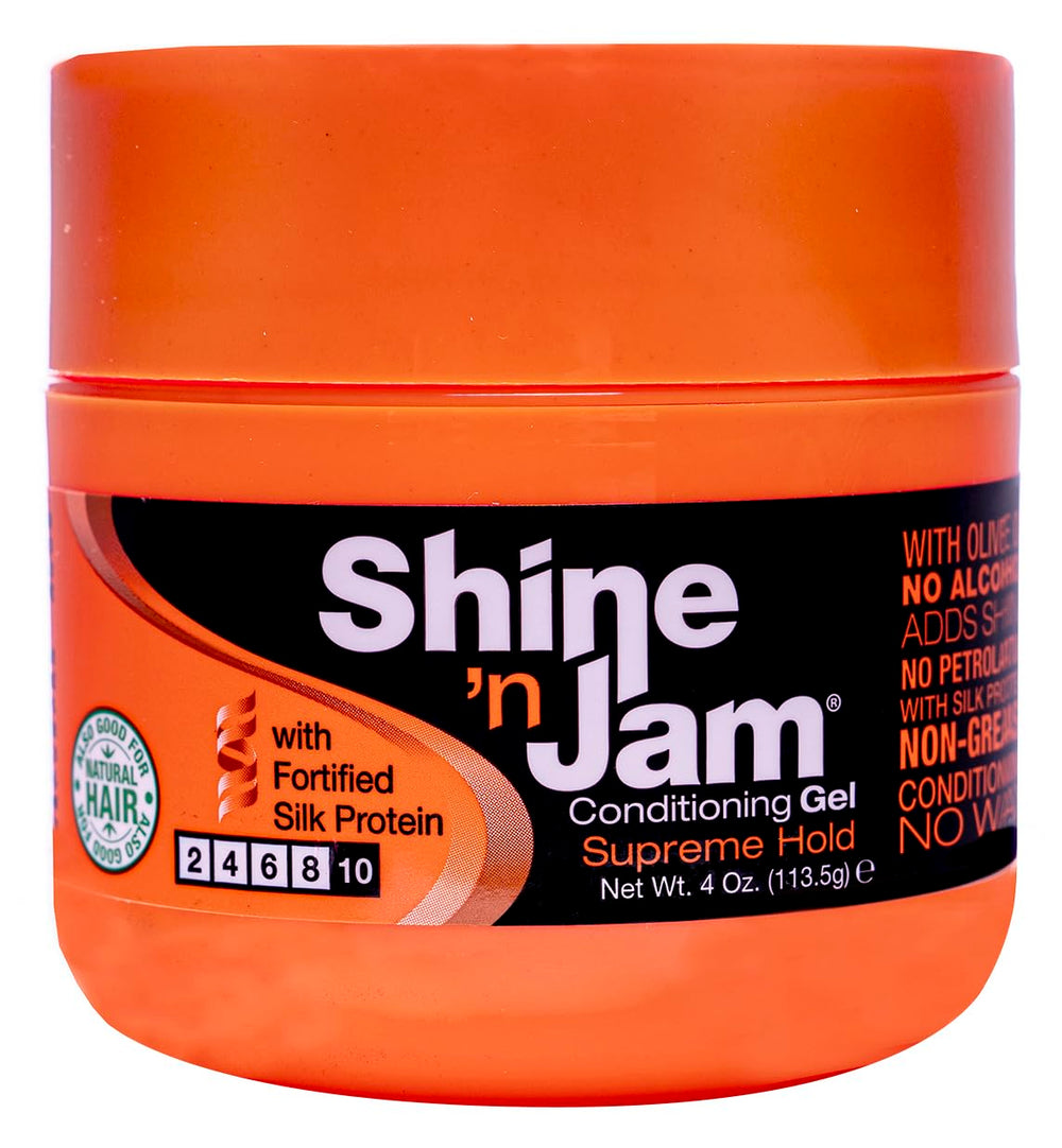 AmPro Shine 'n Jam Gel en botella ofrece peinado duradero sin grasa