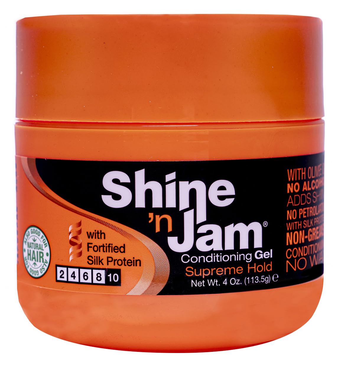 AmPro Shine 'n Jam Gel en botella ofrece peinado duradero sin grasa