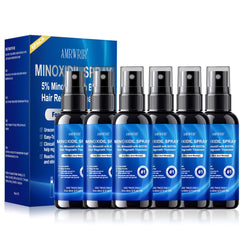 AMRWRIR Minoxidil Spray, envase con dosificador para aplicación precisa.