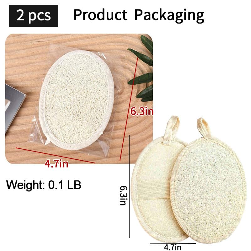 AMTEADM Loofah con correa de mano para control cómodo.