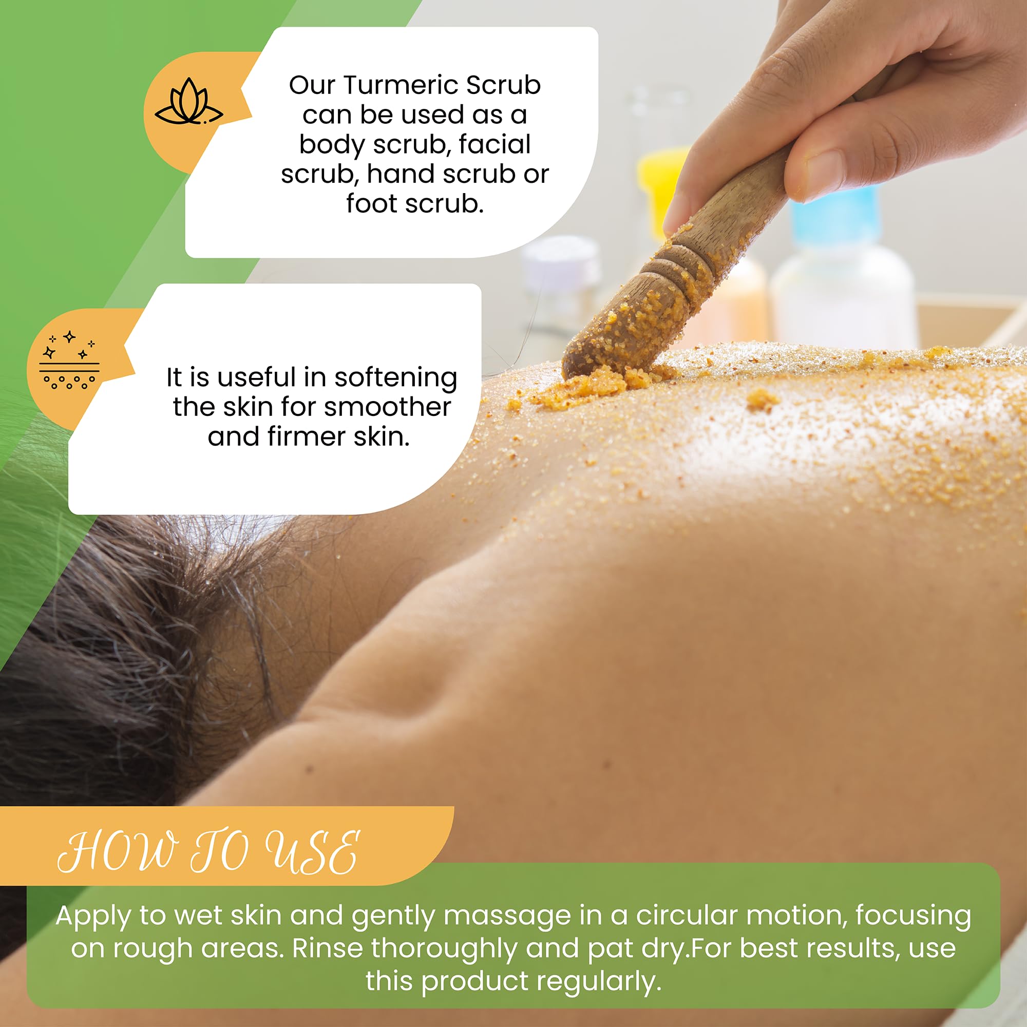AMVital Curcuma exfoliante facial suave, cuidado diario para la piel