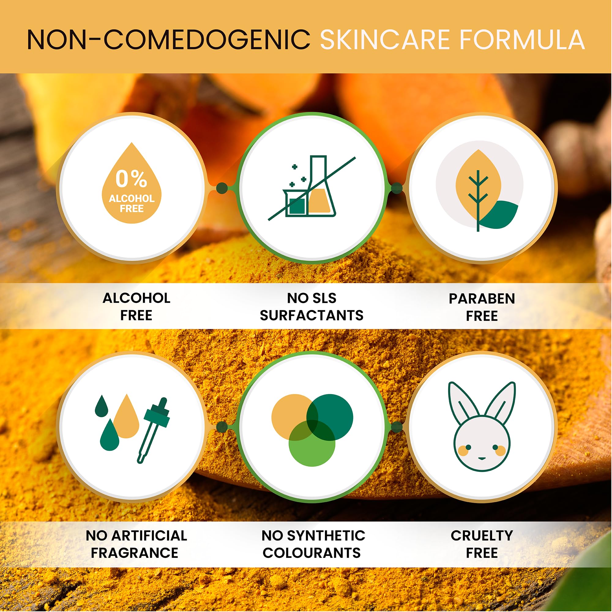 AMVital Curcuma frasco de 7,8 oz, rendimiento duradero