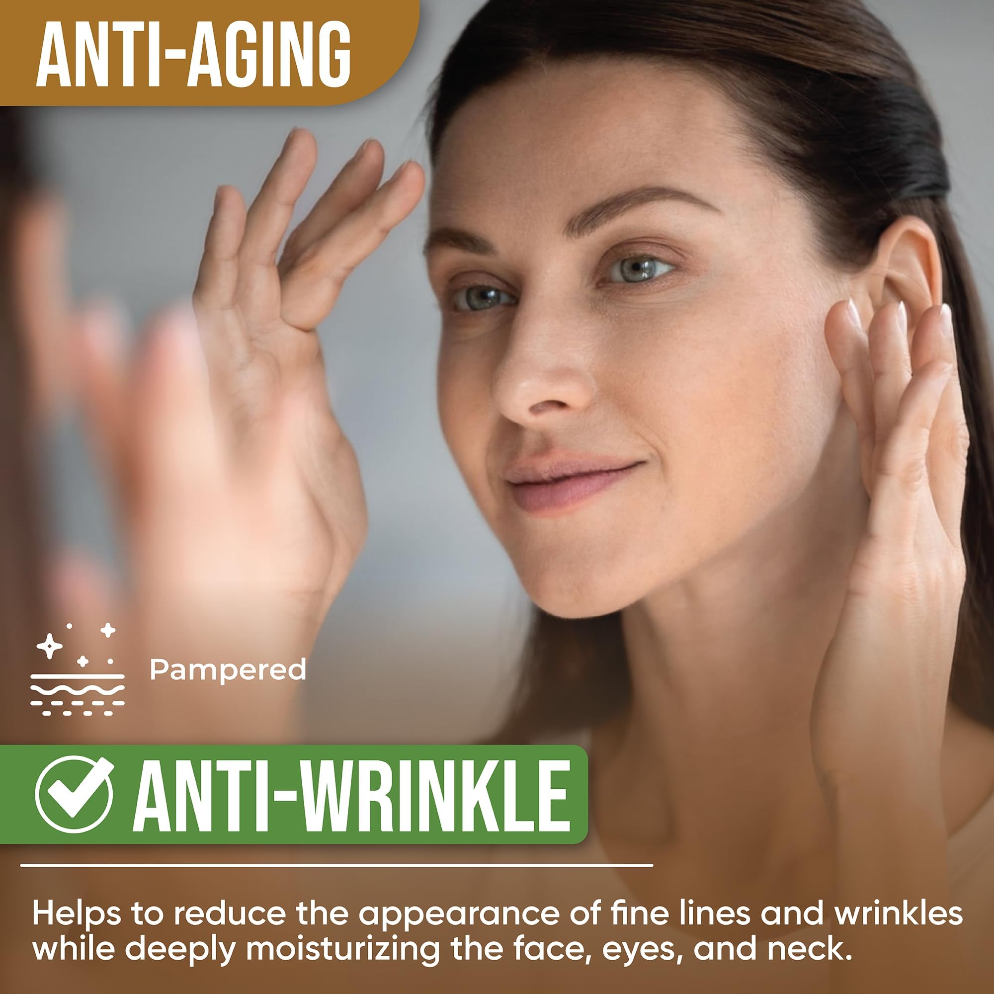 AMVital serum aplicacion rostro: textura se difunde sin dejar grasa.