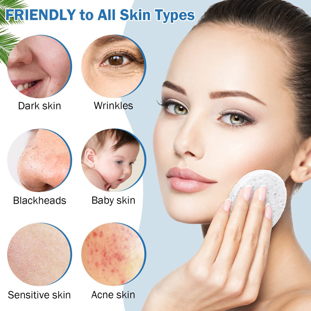 Amyhill esponja facial para uso diario con limpieza eficiente