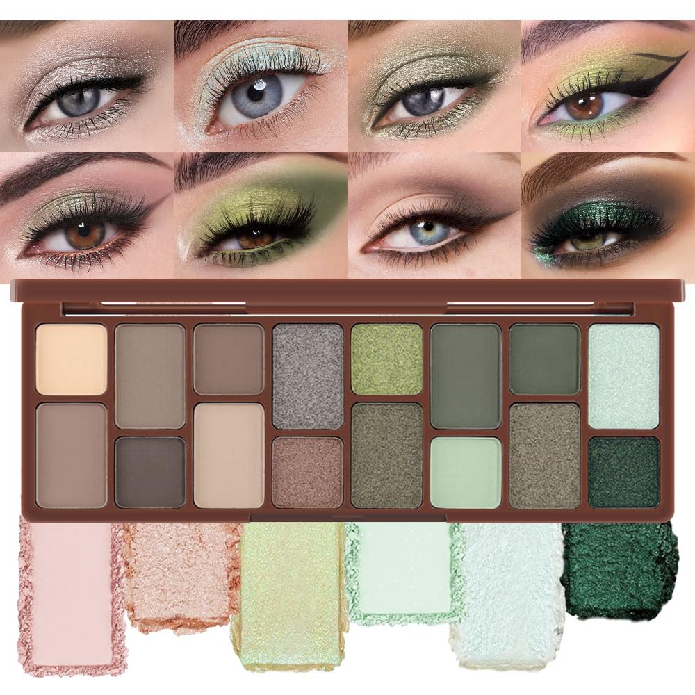 AMY'S DIARY paleta sombra 16 colores neutros para looks diarios con acabado suave.
