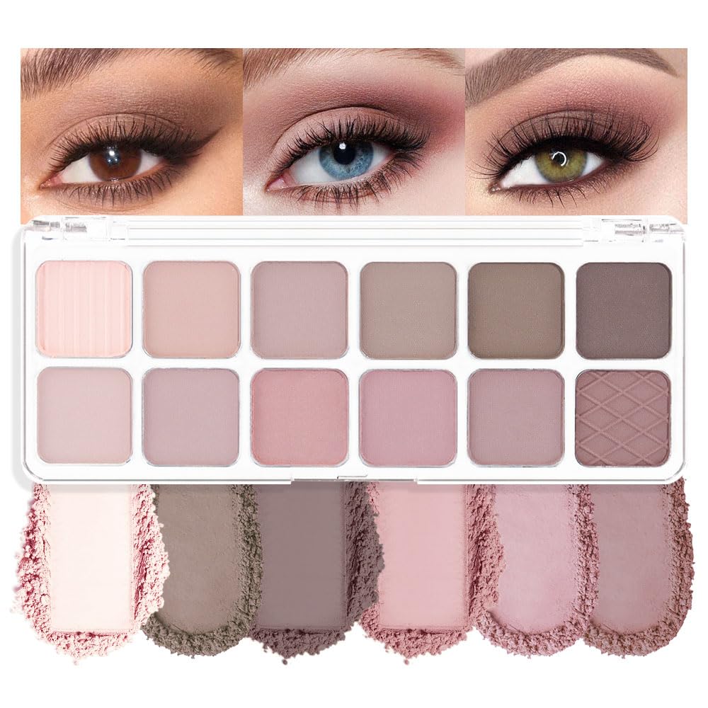 AMY'S DIARY paleta 12 colores para estilos versátiles en ojos.